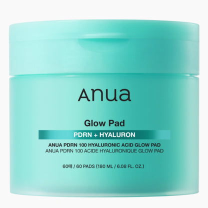 Anua Pdrn 100 Hyaluronic Acid Glow Plumping Korean Face Pad
