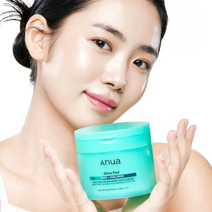 Anua Pdrn 100 Hyaluronic Acid Glow Plumping Korean Face Pad